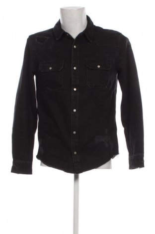 Ανδρικό πουκάμισο Zara, Μέγεθος M, Χρώμα Μαύρο, Τιμή 9,46 €