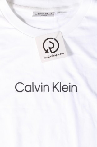 Herren T-Shirt Calvin Klein, Größe M, Farbe Weiß, Preis 31,49 €