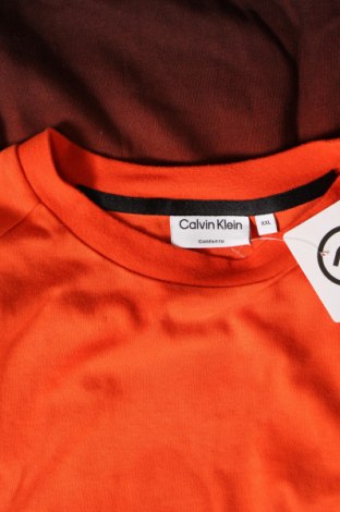 Herren T-Shirt Calvin Klein, Größe XXL, Farbe Orange, Preis 21,99 €