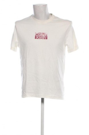 Ανδρικό t-shirt Calvin Klein, Μέγεθος L, Χρώμα Λευκό, Τιμή 23,49 €