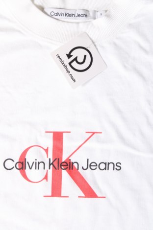 Herren T-Shirt Calvin Klein, Größe S, Farbe Weiß, Preis 47,99 €