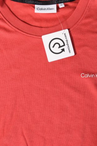 Herren T-Shirt Calvin Klein, Größe M, Farbe Orange, Preis € 26,99