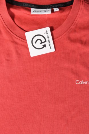 Męski T-shirt Calvin Klein, Rozmiar L, Kolor Pomarańczowy, Cena 73,99 zł