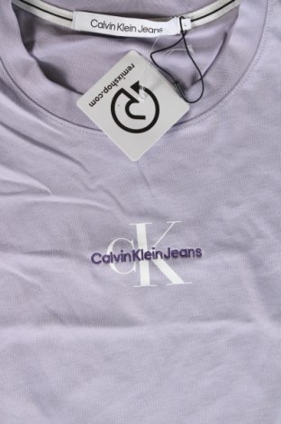 Męski T-shirt Calvin Klein Jeans, Rozmiar S, Kolor Fioletowy, Cena 141,99 zł