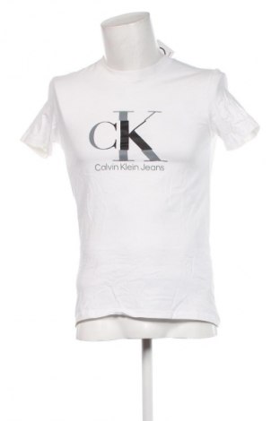 Herren T-Shirt Calvin Klein Jeans, Größe M, Farbe Ecru, Preis € 47,79