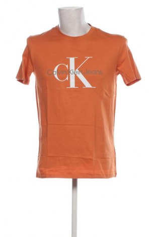 Herren T-Shirt Calvin Klein Jeans, Größe L, Farbe Orange, Preis € 28,99