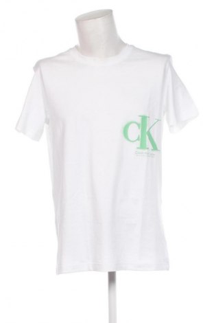 Herren T-Shirt Calvin Klein Jeans, Größe XL, Farbe Weiß, Preis € 47,79