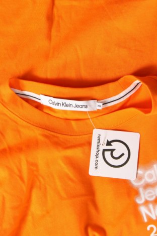 Herren T-Shirt Calvin Klein Jeans, Größe XS, Farbe Orange, Preis € 47,79