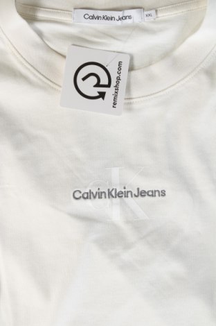 Herren T-Shirt Calvin Klein Jeans, Größe XXL, Farbe Weiß, Preis € 47,99