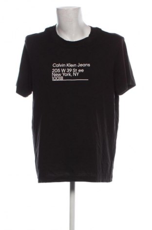 Herren T-Shirt Calvin Klein Jeans, Größe XXL, Farbe Schwarz, Preis 28,99 €