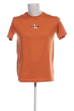 Herren T-Shirt Calvin Klein Jeans, Größe S, Farbe Orange, Preis € 23,99