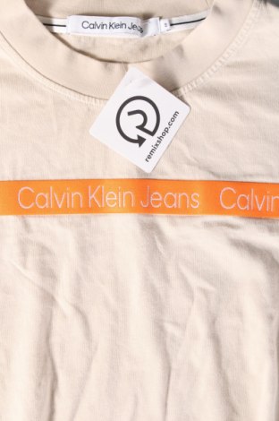 Męski T-shirt Calvin Klein Jeans, Rozmiar S, Kolor Beżowy, Cena 98,99 zł