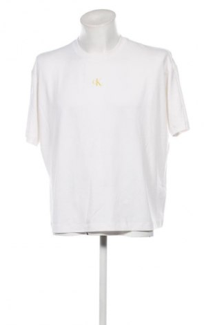 Ανδρικό t-shirt Calvin Klein Jeans, Μέγεθος L, Χρώμα Λευκό, Τιμή 14,99 €