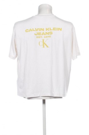 Ανδρικό t-shirt Calvin Klein Jeans, Μέγεθος L, Χρώμα Λευκό, Τιμή 19,49 €