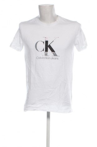 Męski T-shirt Calvin Klein Jeans, Rozmiar XL, Kolor Biały, Cena 119,99 zł