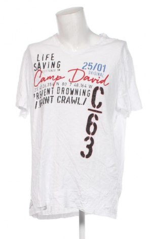 Ανδρικό t-shirt Camp David, Μέγεθος 3XL, Χρώμα Λευκό, Τιμή 11,99 €