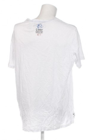 Męski T-shirt Camp David, Rozmiar 3XL, Kolor Biały, Cena 79,96 zł