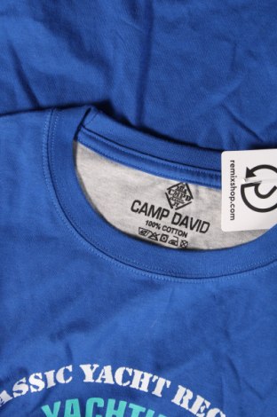 Męski T-shirt Camp David, Rozmiar L, Kolor Niebieski, Cena 79,96 zł