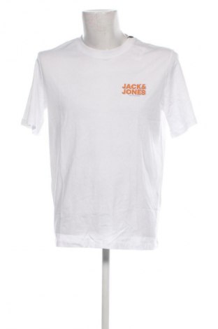 Мъжка тениска Core By Jack & Jones, Размер L, Цвят Бял, Цена 20,15 лв.