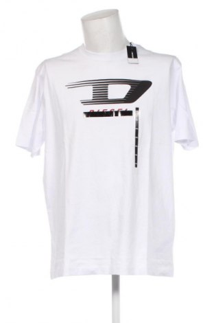 Ανδρικό t-shirt Diesel, Μέγεθος XXL, Χρώμα Λευκό, Τιμή 83,99 €