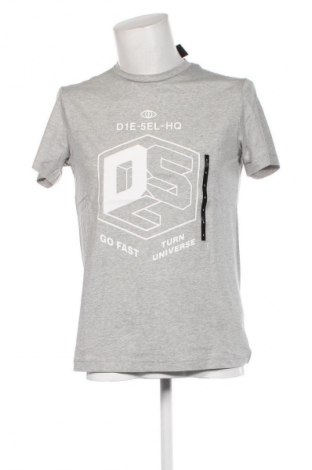 Męski T-shirt Diesel, Rozmiar L, Kolor Szary, Cena 370,99 zł