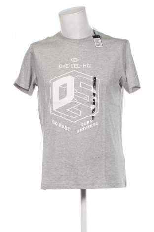 Ανδρικό t-shirt Diesel, Μέγεθος XL, Χρώμα Γκρί, Τιμή 83,40 €