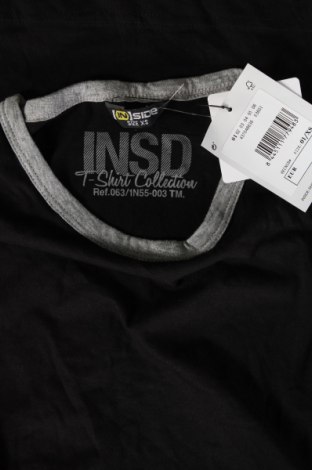 Ανδρικό t-shirt Inside, Μέγεθος XS, Χρώμα Μαύρο, Τιμή 10,82 €