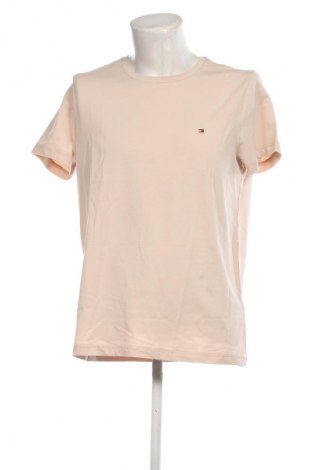 Ανδρικό t-shirt Tommy Hilfiger, Μέγεθος XL, Χρώμα  Μπέζ, Τιμή 19,99 €