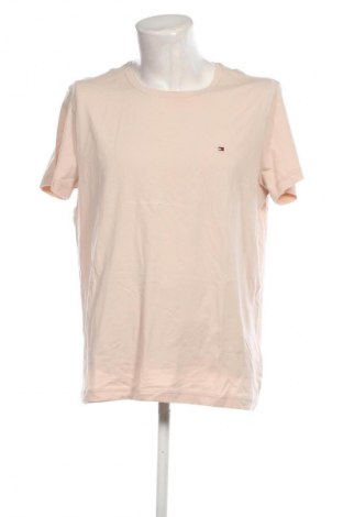 Ανδρικό t-shirt Tommy Hilfiger, Μέγεθος XXL, Χρώμα  Μπέζ, Τιμή 21,99 €