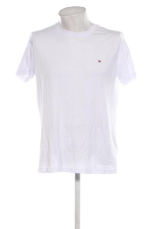 Męski T-shirt Tommy Hilfiger, Rozmiar XL, Kolor Biały, Cena 184,99 zł