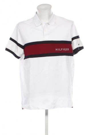 Męski T-shirt Tommy Hilfiger, Rozmiar XXL, Kolor Biały, Cena 327,99 zł