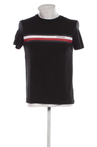 Męski T-shirt Tommy Hilfiger, Rozmiar S, Kolor Czarny, Cena 111,99 zł