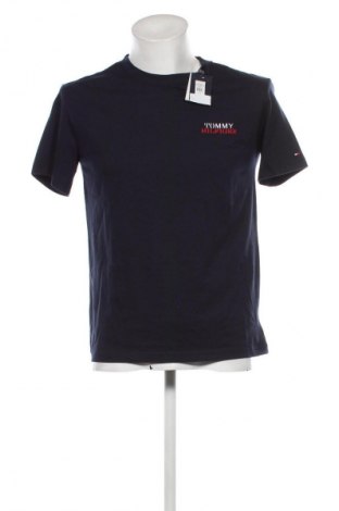 Męski T-shirt Tommy Hilfiger, Rozmiar S, Kolor Niebieski, Cena 111,99 zł