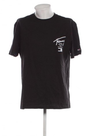 Ανδρικό t-shirt Tommy Jeans, Μέγεθος XL, Χρώμα Μαύρο, Τιμή 28,79 €