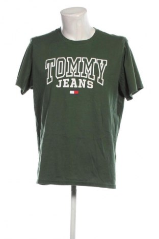 Herren T-Shirt Tommy Jeans, Größe XXL, Farbe Grün, Preis € 47,79