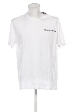 Ανδρικό t-shirt Tommy Jeans, Μέγεθος XL, Χρώμα Λευκό, Τιμή 21,99 €