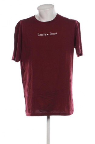 Herren T-Shirt Tommy Jeans, Größe XL, Farbe Rot, Preis 20,49 €