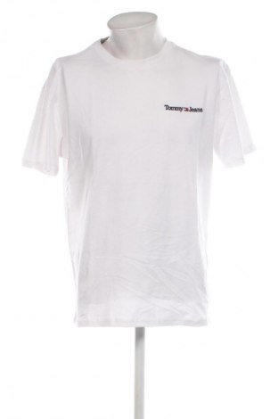 Ανδρικό t-shirt Tommy Jeans, Μέγεθος XL, Χρώμα Λευκό, Τιμή 42,29 €