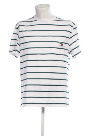 Ανδρικό t-shirt Tommy Jeans, Μέγεθος L, Χρώμα Λευκό, Τιμή 50,99 €