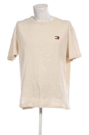 Ανδρικό t-shirt Tommy Jeans, Μέγεθος XXL, Χρώμα  Μπέζ, Τιμή 25,79 €