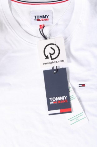 Tricou de bărbați Tommy Jeans, Mărime M, Culoare Alb, Preț 129,99 Lei