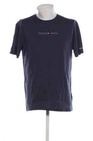 Herren T-Shirt Tommy Jeans, Größe L, Farbe Blau, Preis 57,29 €