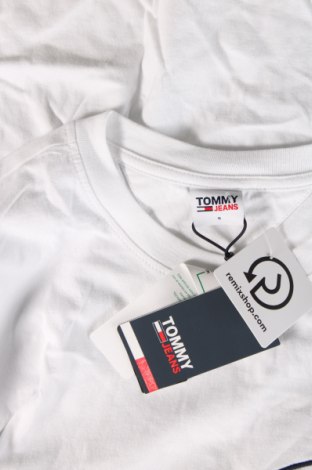 Ανδρικό t-shirt Tommy Jeans, Μέγεθος S, Χρώμα Λευκό, Τιμή 24,99 €