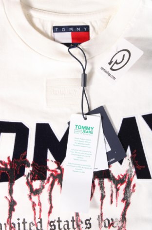 Ανδρικό t-shirt Tommy Jeans, Μέγεθος XS, Χρώμα Εκρού, Τιμή 27,49 €