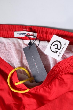 Męskie kąpielówki Tommy Jeans, Rozmiar M, Kolor Czerwony, Cena 139,99 zł