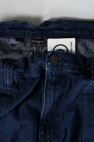 Męskie jeansy Rainbow, Rozmiar XL, Kolor Niebieski, Cena 69,57 zł