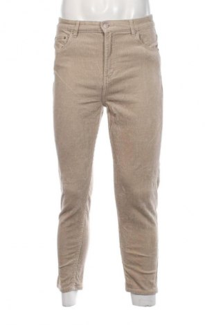 Ανδρικό κοτλέ παντελόνι Pull&Bear, Μέγεθος S, Χρώμα  Μπέζ, Τιμή 8,90 €