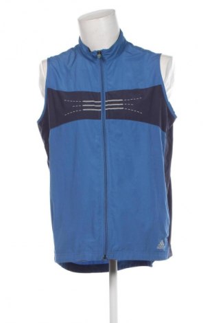 Herrenweste Adidas, Größe L, Farbe Blau, Preis 6,99 €