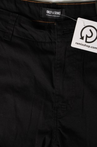 Pantaloni scurți de bărbați Only & Sons, Mărime M, Culoare Negru, Preț 131,58 Lei