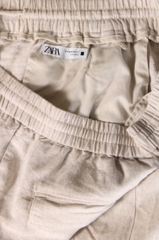 Pantaloni scurți de bărbați Zara, Mărime M, Culoare Bej, Preț 51,02 Lei